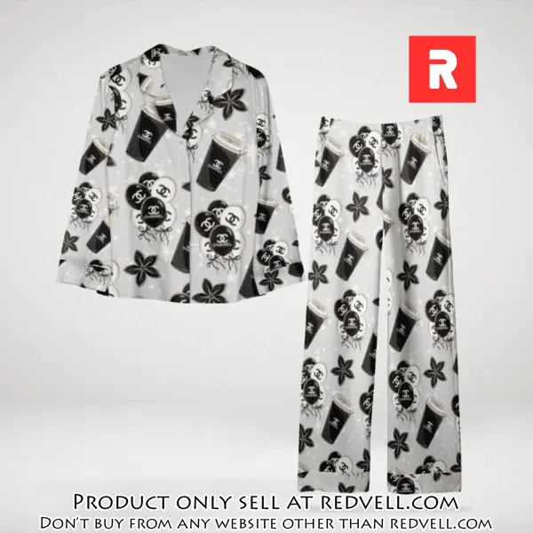 Trending luxury chanel satin pajama set pjs1039 rv5548124